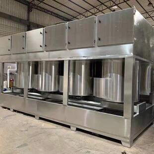 不锈钢方形旋流塔喷涂气旋塔工业喷漆气旋混动喷淋塔旋流净化塔