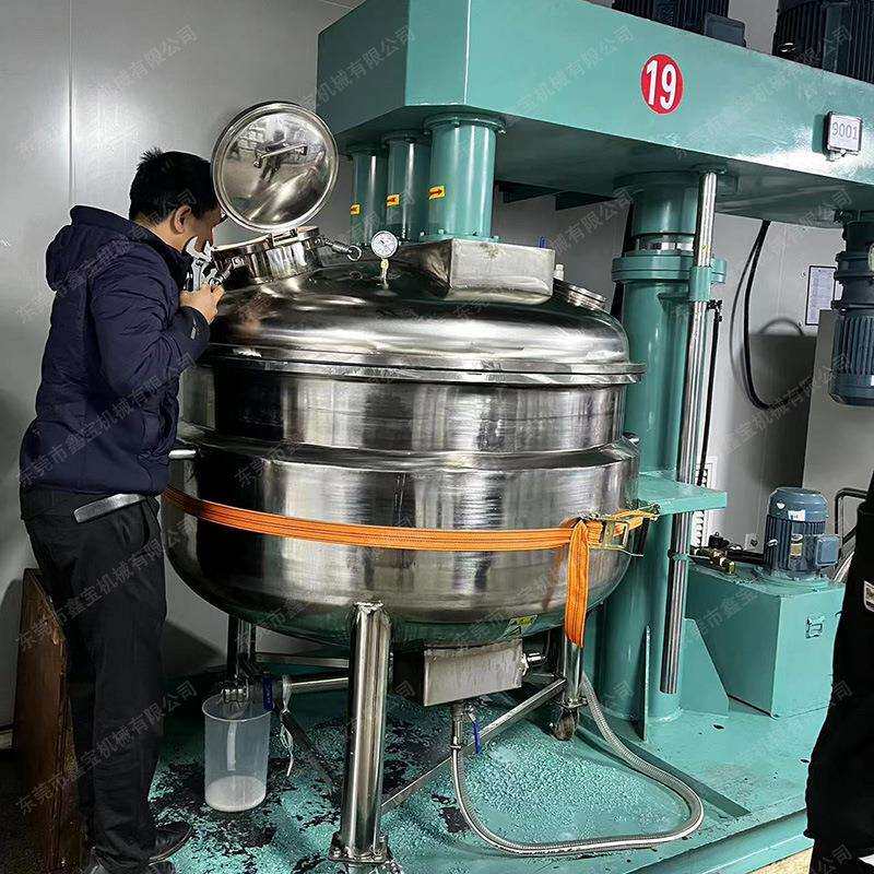 500L新型复合材料真空消泡搅拌机 三轴式电子胶密封胶带刮边搅拌