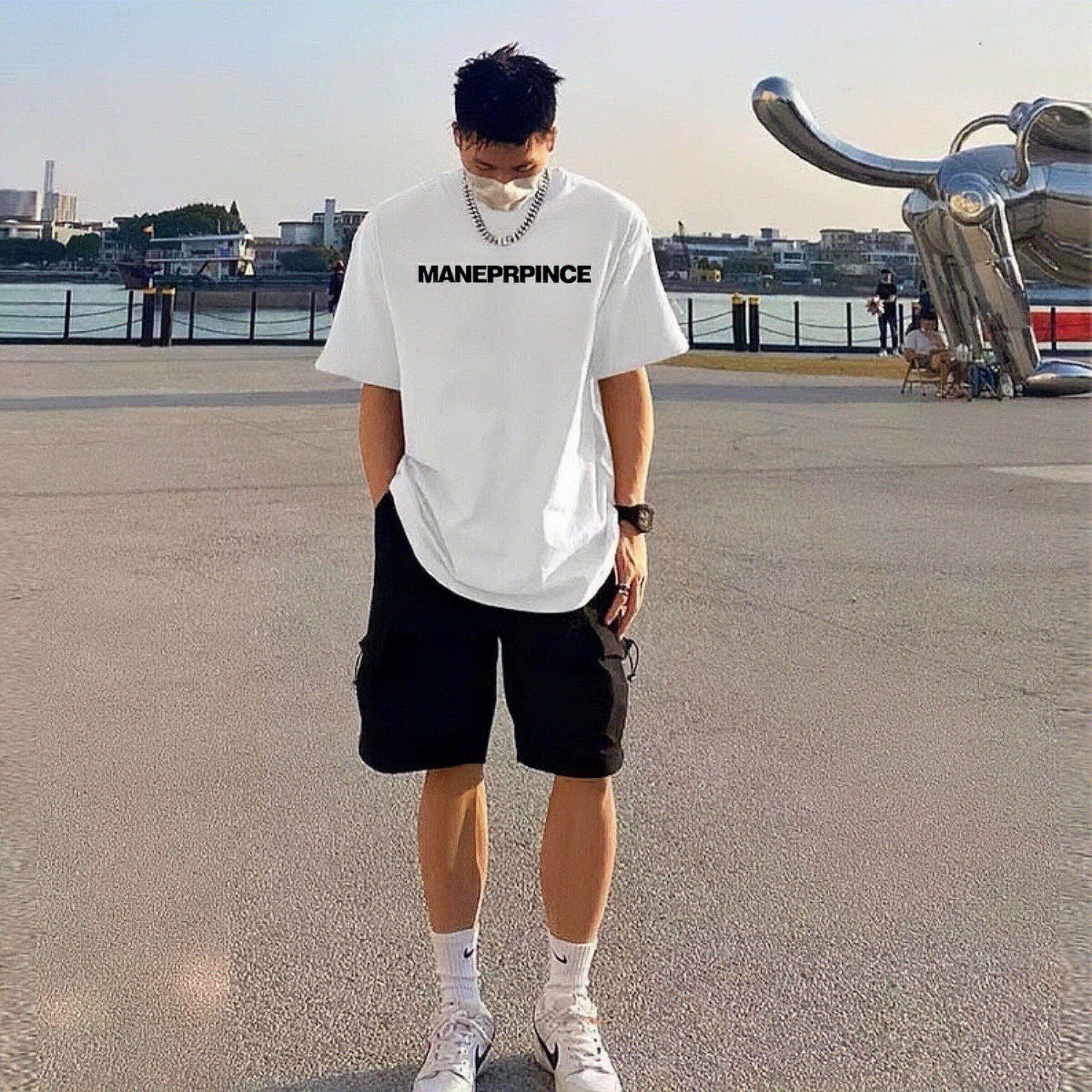 香港潮牌重磅纯棉短袖t恤男士夏季美式情侣百搭半袖圆领体恤上衣