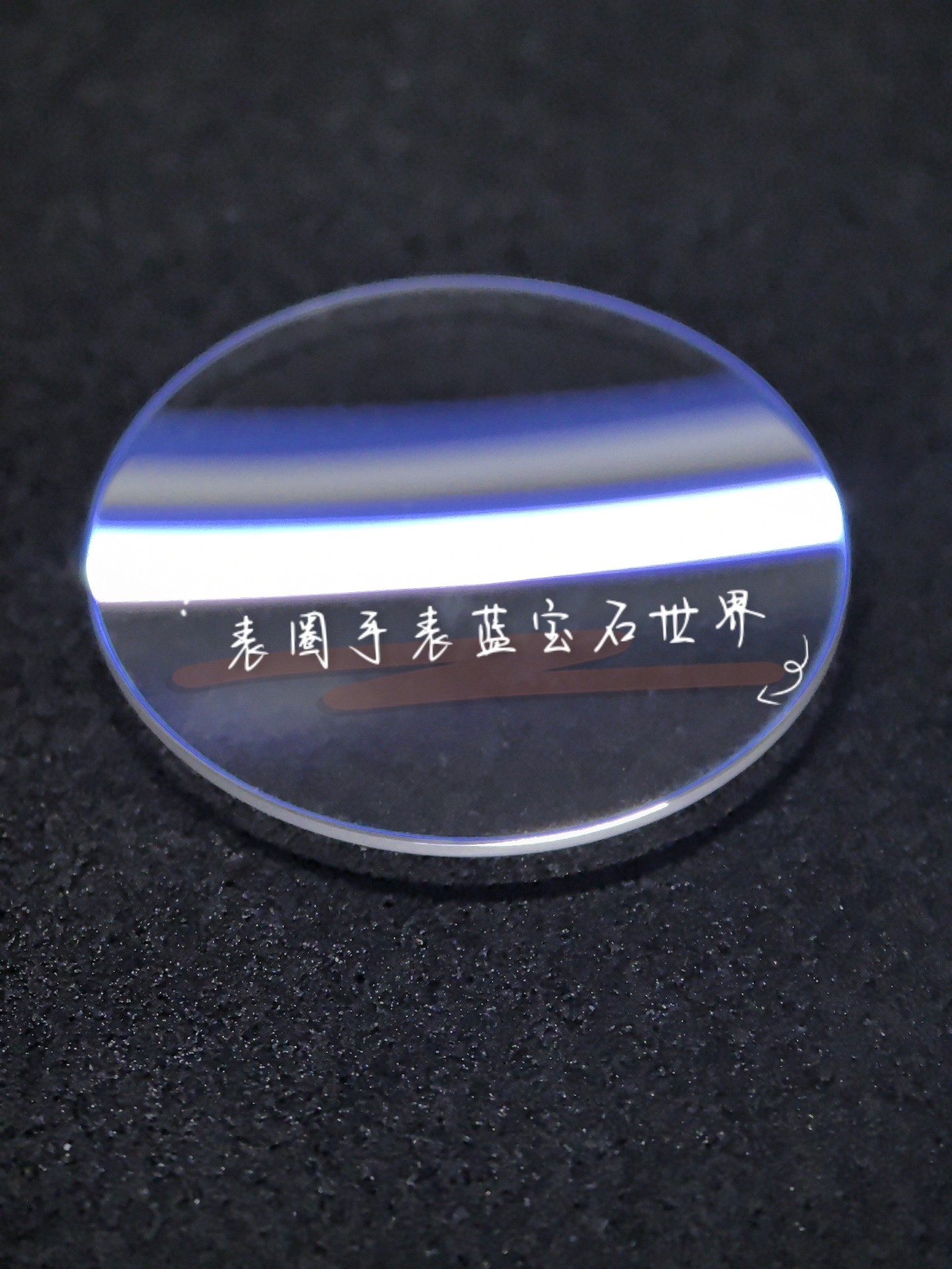 全新适配 积家圆双卜蓝宝石 镀