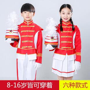 幼儿园升旗音乐服,儿童鼓服,少先队员,中小学生线战队表演服,