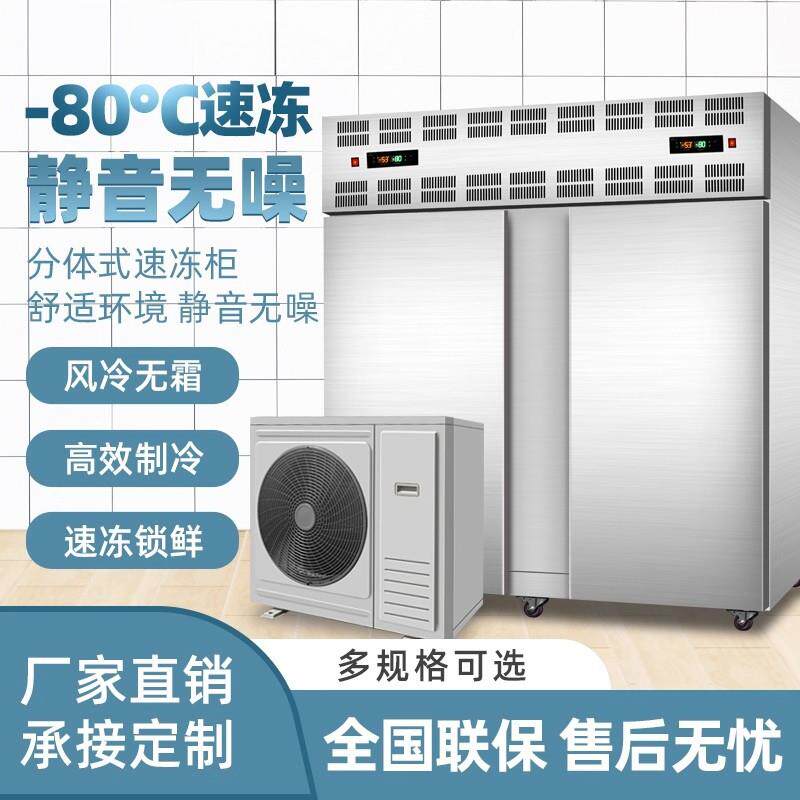 低温冷冻急冻冰箱分体速冻机外置机组速冻柜急冻商用包子面团冰柜