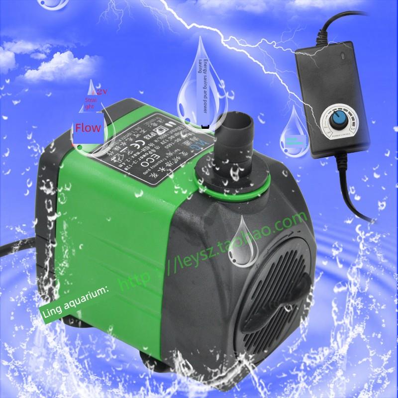变频潜水泵直流变频12V潜水泵调速水泵鱼缸水过滤泵直流泵