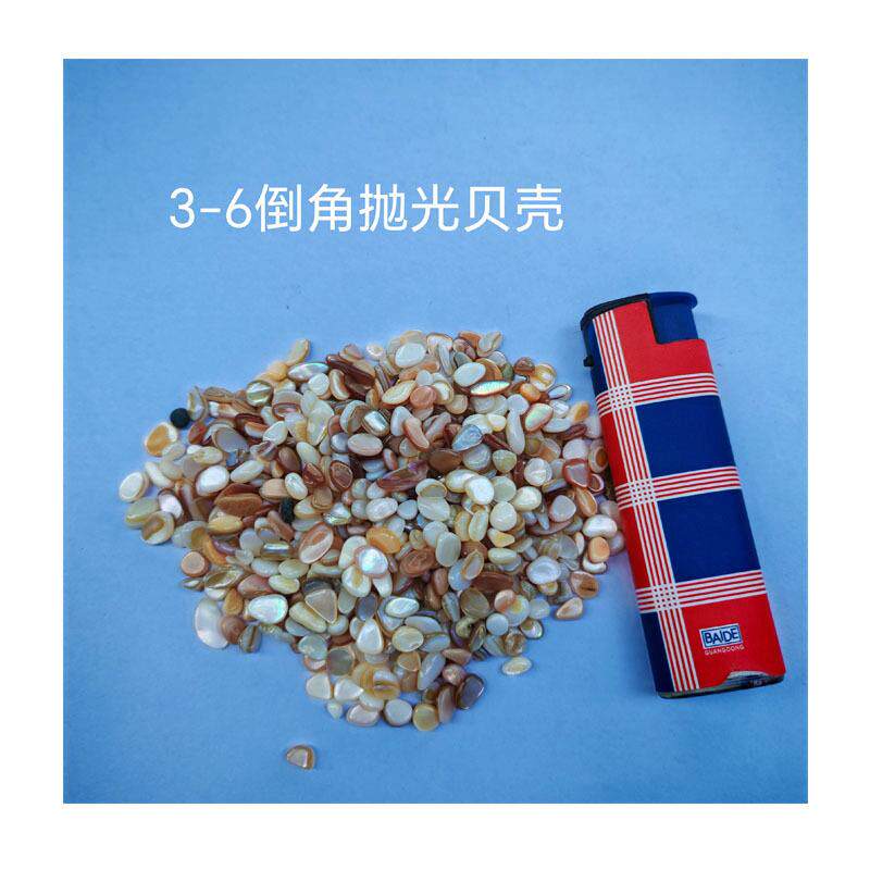 院子造景用抛光雨花石鹅卵石3-5cm5-8cm庭院铺地黑色鹅卵石五彩色