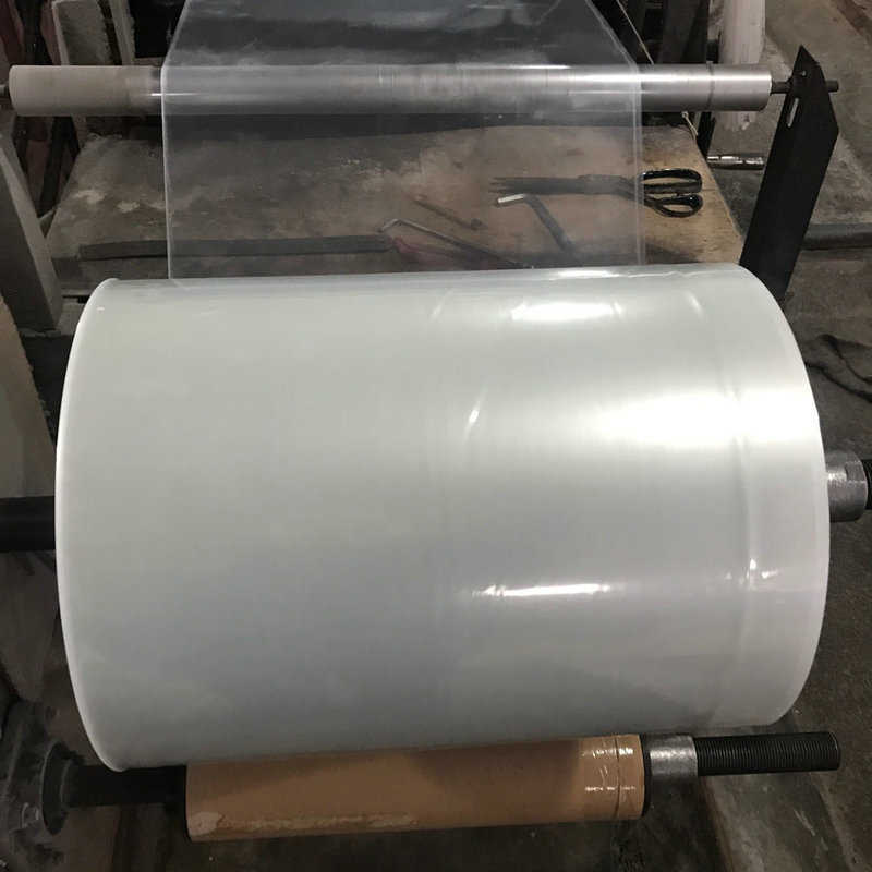 pvc收缩热缩塑封膜 现货透明收缩膜筒膜单片膜开单边卷膜批发