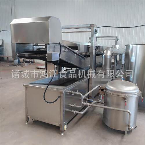 全自动条薯片油炸机 续式 薯油炸QFO流水线薯条薯连片加工配套设