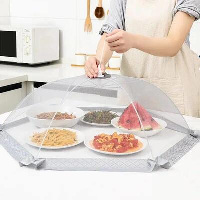 Foldable Food Covers Dining Table Mesh Cover Home Anti Fly M