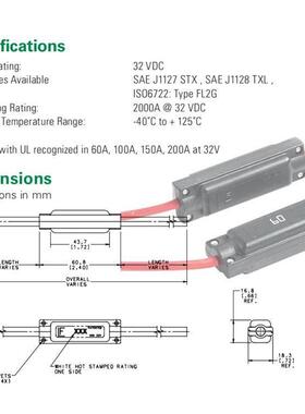 049XIN6175.ZXY-CN力7特fLitteluse32V列汽车保险丝49615Cab直leP