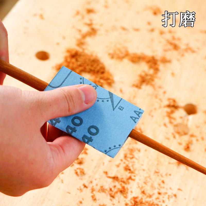 木井方筷子套装亲子互动做木筷子手工制作工具木艺手工木工手创意