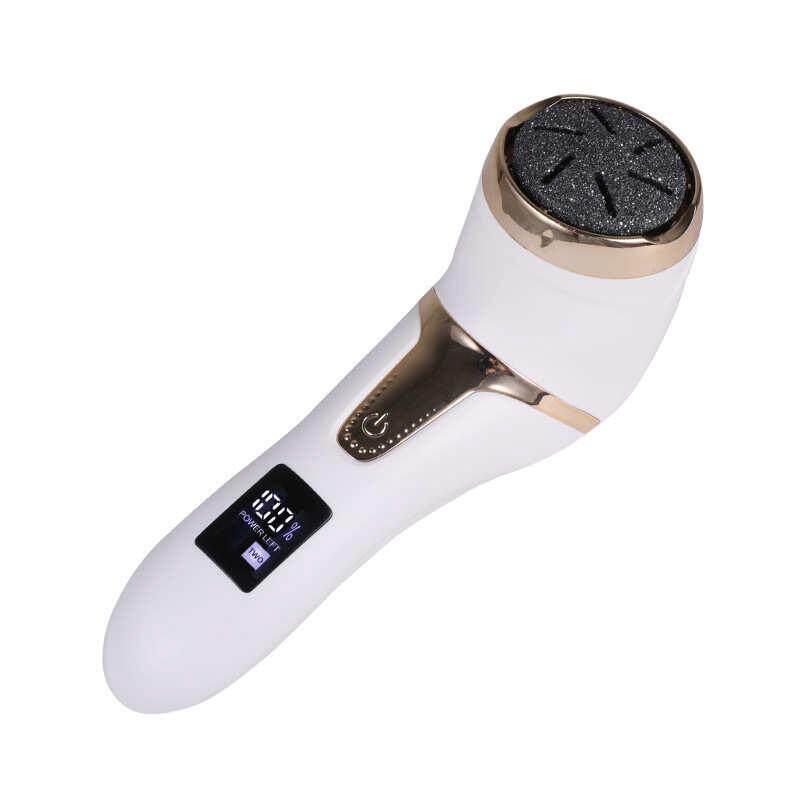 新款电动数显修脚器防水去死皮磨皮吸尘家用多配件充电磨脚器