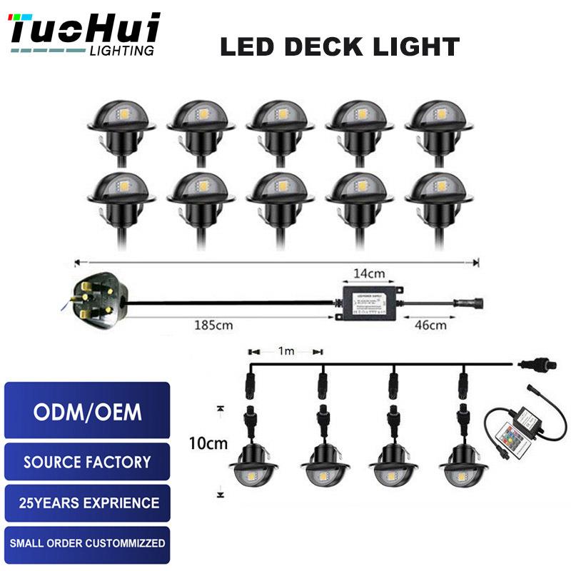 半月型甲板灯建筑模型用灯地板灯台阶廊道装饰灯步道灯电商厂家