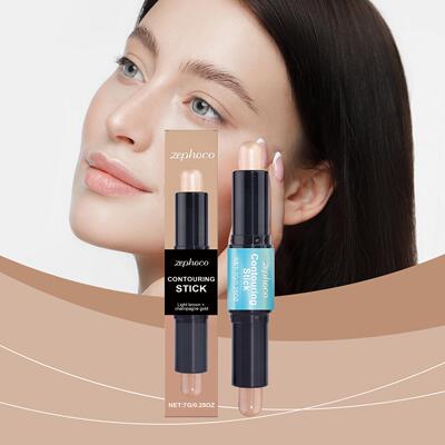 ZEPHOCO 2-in-1 Face Highlight and Contour Stick - Natural Il