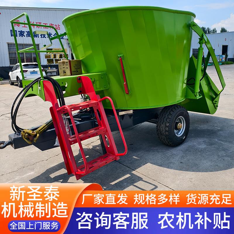 养殖场草料搅拌揉碎一体机TMR饲料搅拌机全日粮制备机图片