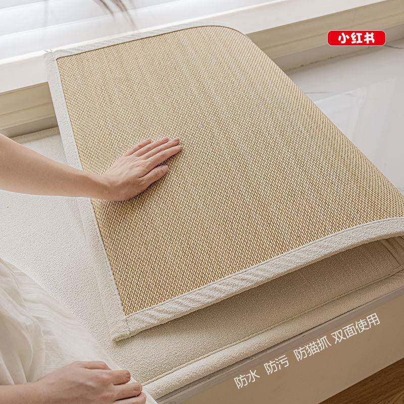 卧室阳台榻榻米垫子四季通用泰迪绒双面飘窗垫窗台垫新款选订