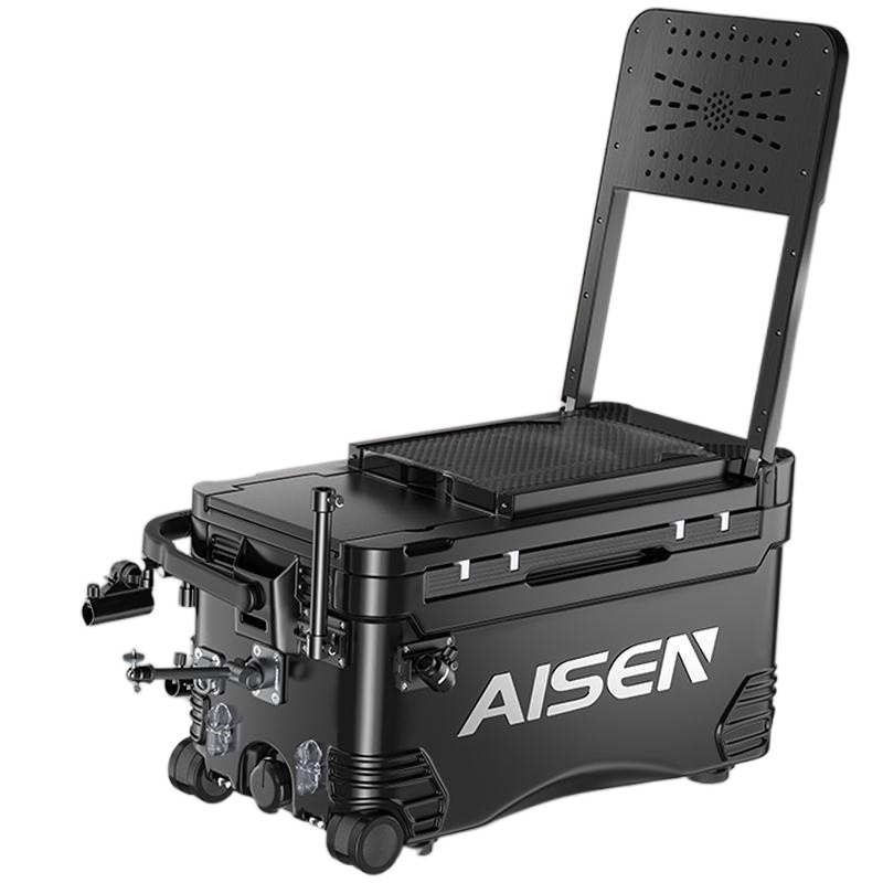 42升鱼箱新款钓箱全套多功能免安装超轻带轮钓鱼箱台钓箱