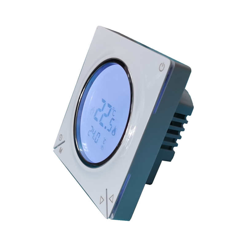 K829中央空调液晶温控器 风机盘管温度控制器 圆形面板控温开关