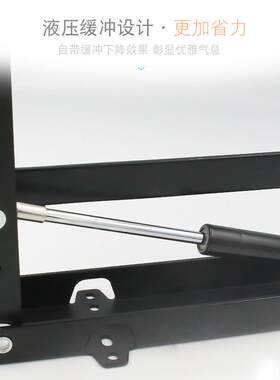 好战友折叠换鞋凳家用缓冲液压间门口壁式穿超鞋凳伸缩窄省空挂墙