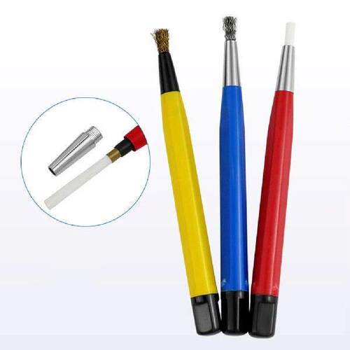 Rust Removal Pen Scratch Brush Brass Steel Fiber , Tips For