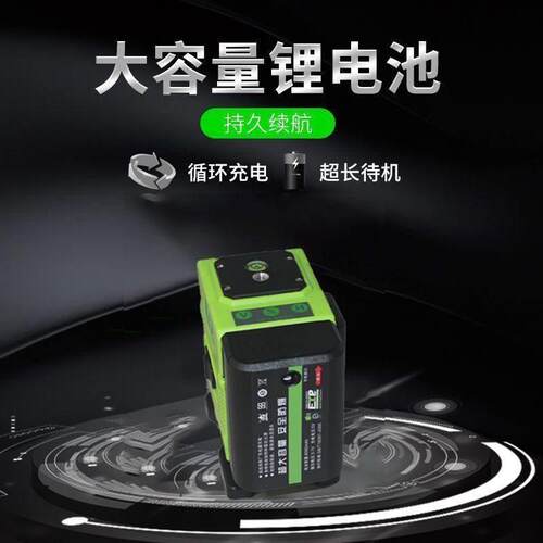 皓勋新款室外绿光12线贴墙地一体高精度激光红外线室外强光水平仪