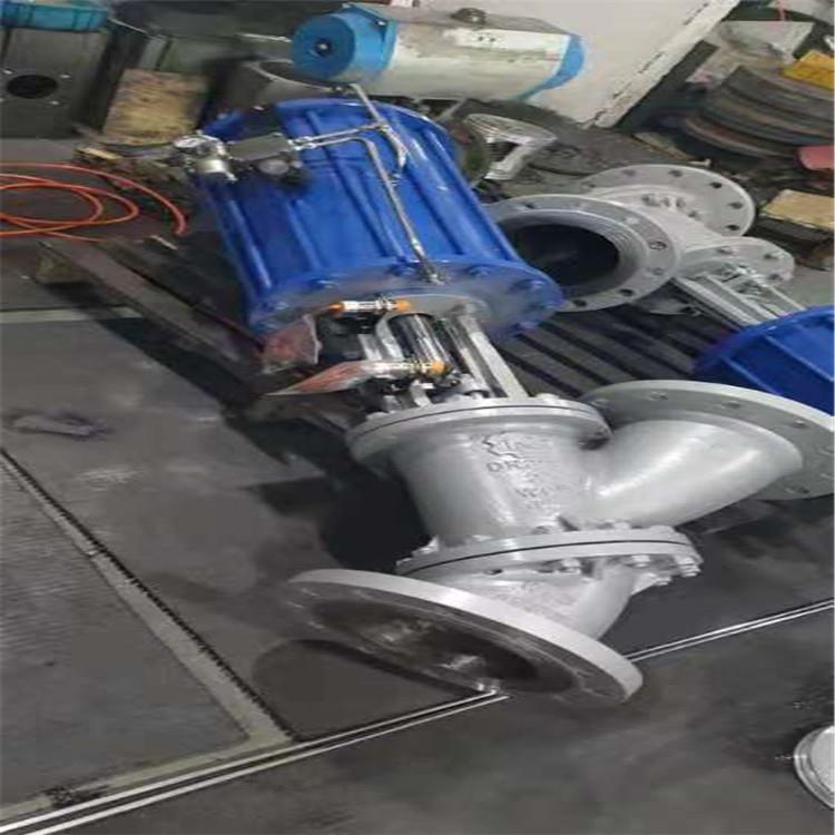 JS64Y-10C 气5Y型料浆阀 DN50-动300 气动浆液耐磨料浆阀