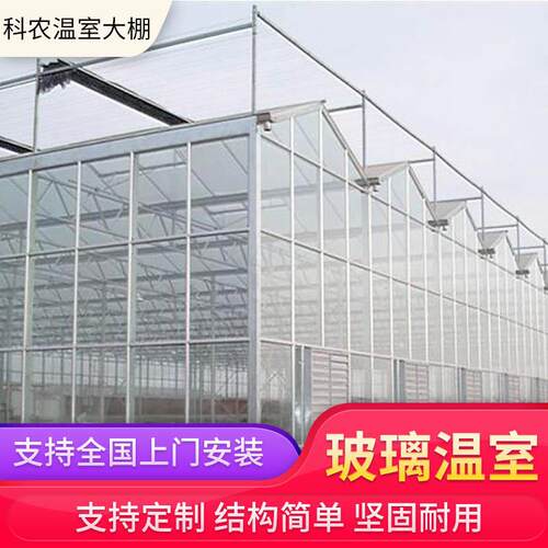 玻璃温室大棚养殖农业水果蓝莓种植设计安装农业用温室夏日遮阳棚