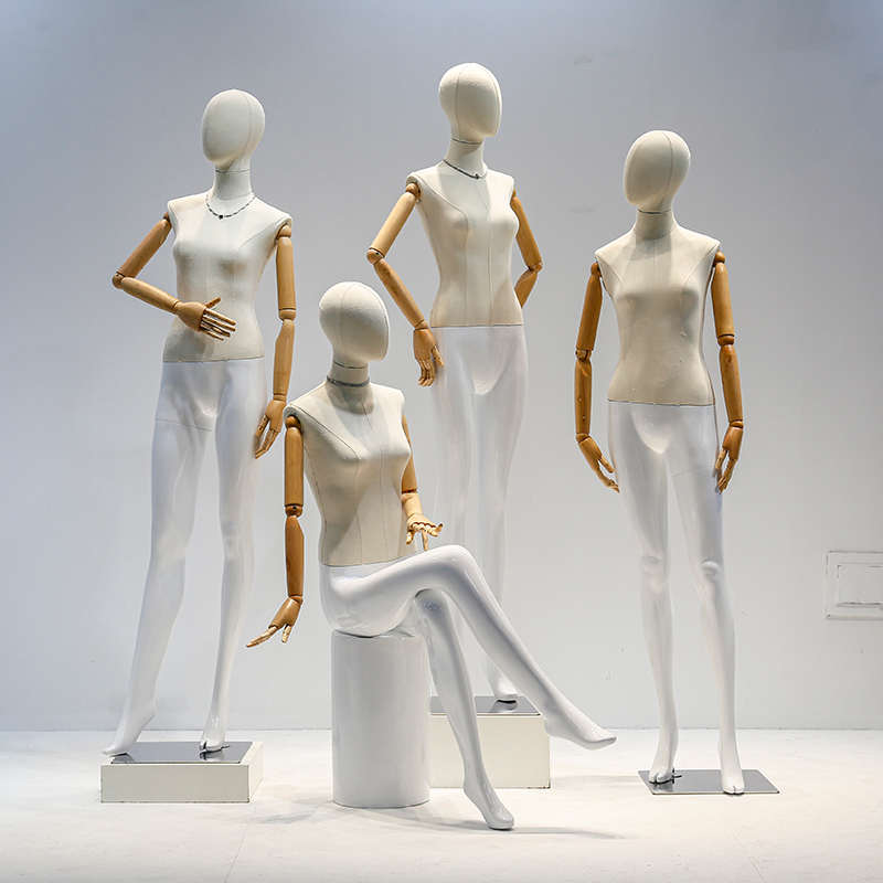 高檔櫥窗服裝店模特道具女全身站模組合坐模展示陳列人體模特