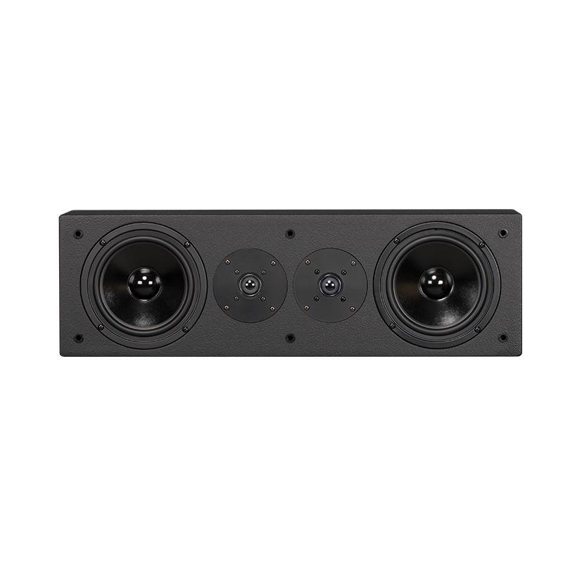 家用hifi音箱家庭影院音响双6寸中置音箱超薄挂壁台式无源音箱