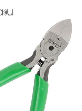 工B切A-62D具割钳剪线钳Cr.31360铬钒钢小型扁嘴钳4.5寸老V虎钳