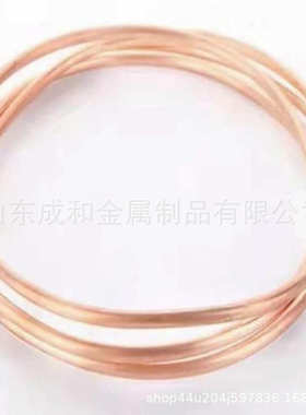 厂家定制生产TP2紫铜管空调制冷专用铜管9.52 12.7 15.88输送铜管