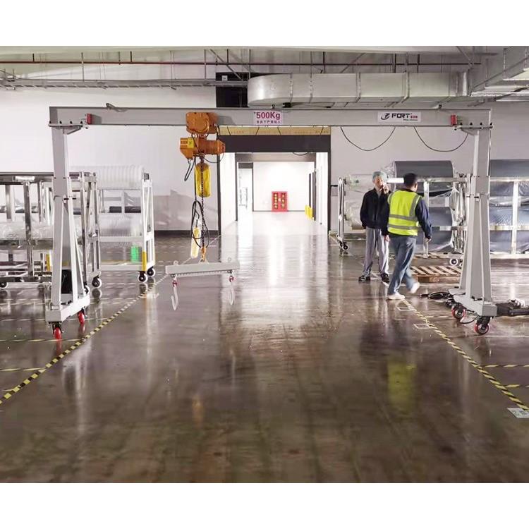 2吨简易微型手动电动无轨可移动小型龙门架升降式航吊车0.5吨起重