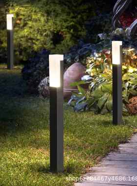 坪简约现代亚克力XNH草灯户外防水草地庭院灯小别区墅公园景观插