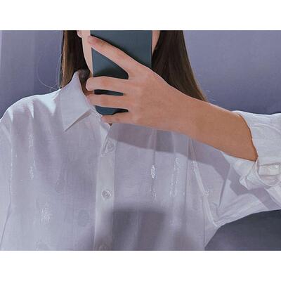 箱型衬衫的长袖版 不喜欢拖沓衬衫的必入！支持多款面料订制Y