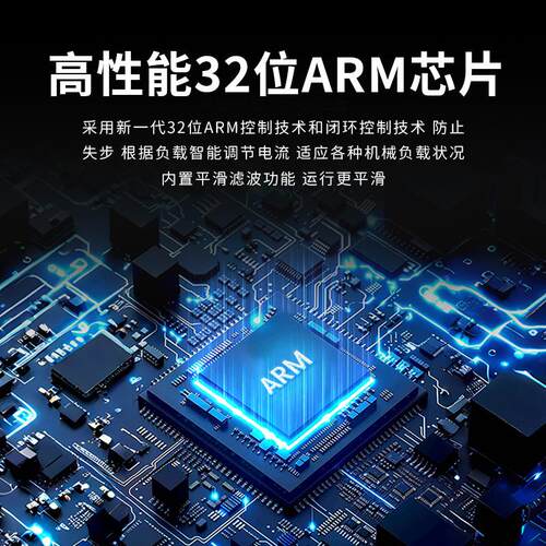 机家直销57闭环一体机脉电冲829式2N简易伺服厂机驱动一体式步进