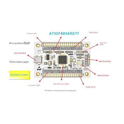 AT32F403ARGT7核心板AT32F403ARGT7小系统板AT32F403开发板