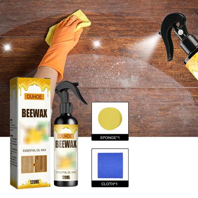 OUHOE Furniture Beeswax Spray - For Polishing, Waterproofing