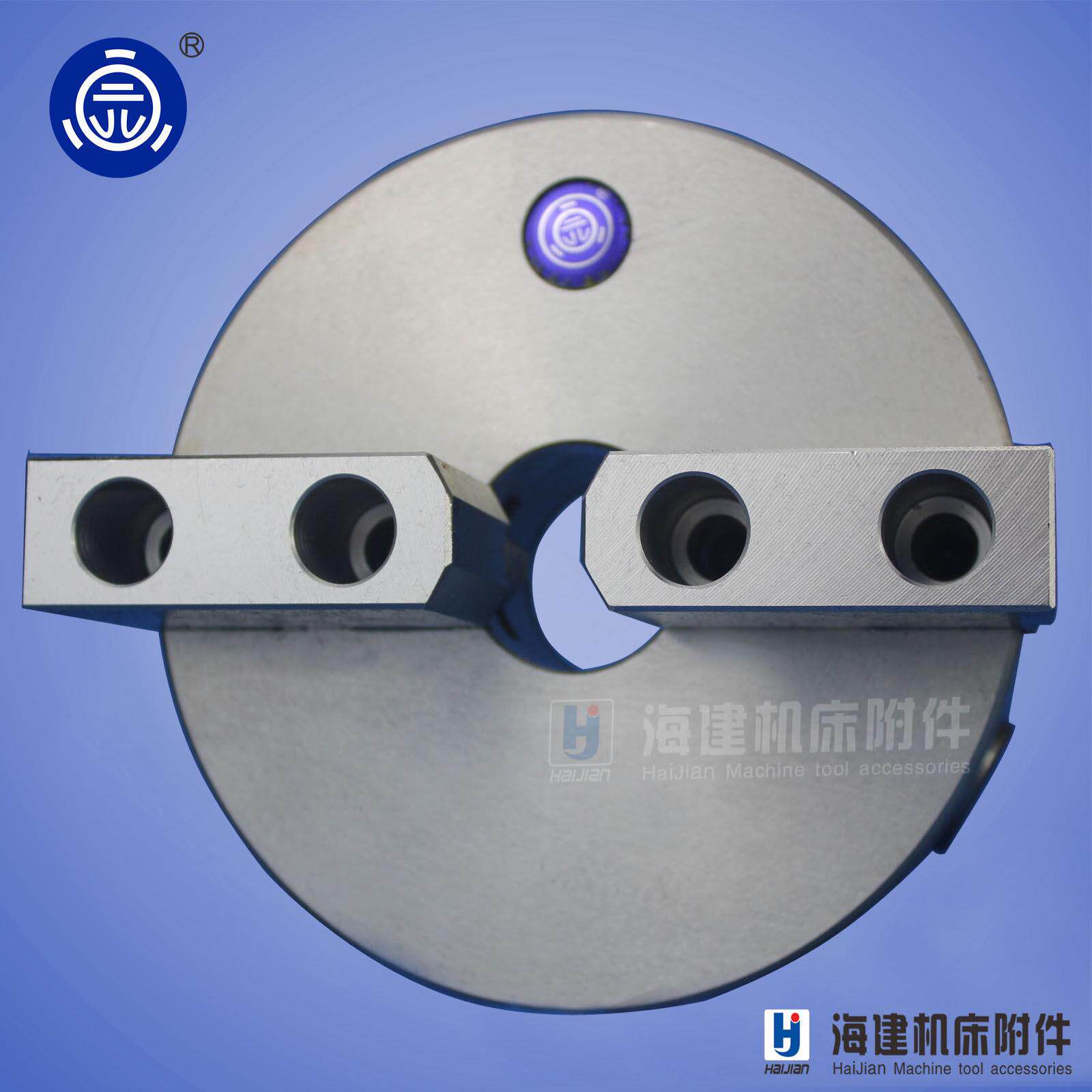 浙江园牌K10F/二爪分离爪/软爪/手动夹头/两爪自定心/夹具夹头