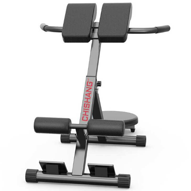 商用折叠罗马椅健身椅扭腰机山羊挺腰器家用可调节健身器材挺腰机