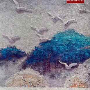 可打印背胶面稻纹凹凸纹木布纹磨砂无浮雕纹平pvc贴纸草纹墙贴墙