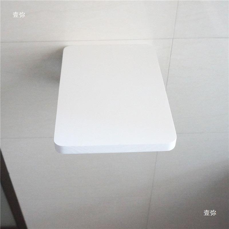 反落式书枱餐木折叠桌th$*&sdy用上墙小桌壁挂下翻隐形可折叠松木