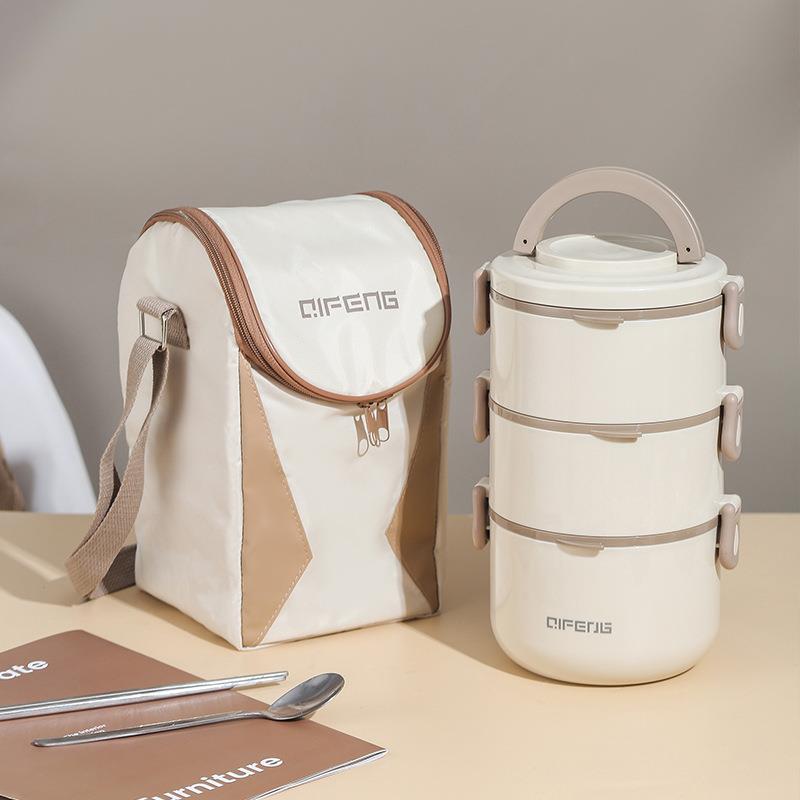 304不锈钢多层保温饭盒上班族大容量便当盒学生便携保温桶提锅