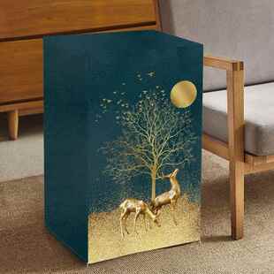 保险柜套防尘罩保险箱盖布全包开柜不取罩装饰遮挡布盖巾音箱定制