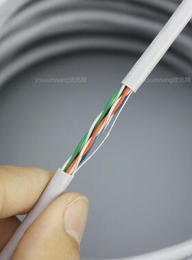 超铜五非屏蔽网线包铝路由器宽带网络线类ca5e电脑网AMO线300t米