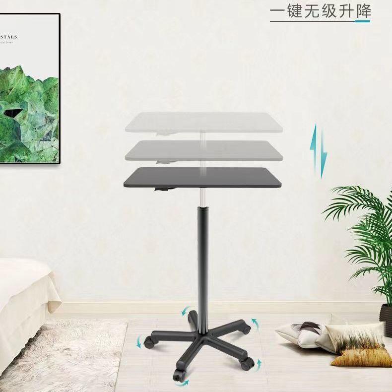 新款可动升降桌式子站FNS立工作台沙发床边移台桌移动电脑桌写字
