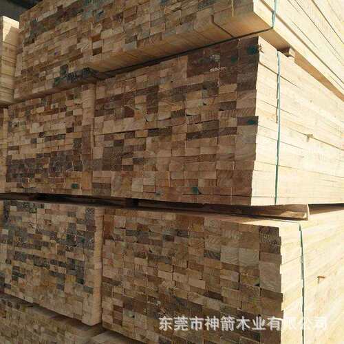 中南神箭工地木方 松木/花旗松材质 高强度抗变形 工地工程用