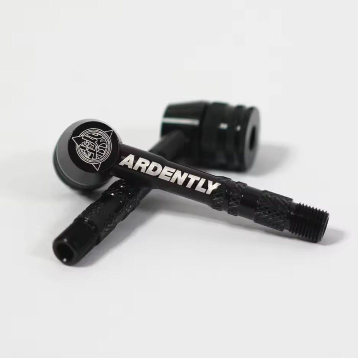 ARDENTLY碳纤维刀轮封闭轮气嘴碟轮转换头自行车充气打气筒配件