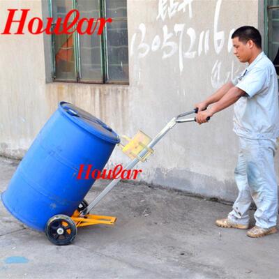 HOULAR好拉DE450ABCD手动油桶搬运车咬嘴车手推油桶铁塑桶搬运