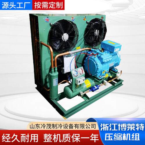浙江博莱特压缩组冷冻WWO鲜效制机冷保压缩机活机塞式制冷组