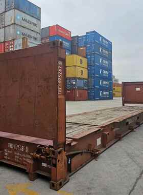 出售40FR12米海运 大框架集装箱集装柜废旧集装箱现货厂家