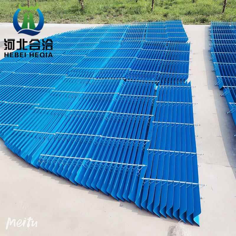 冷却塔PVCPP塑料耐高温收水器挡水板多波填料C形S形M形带钩