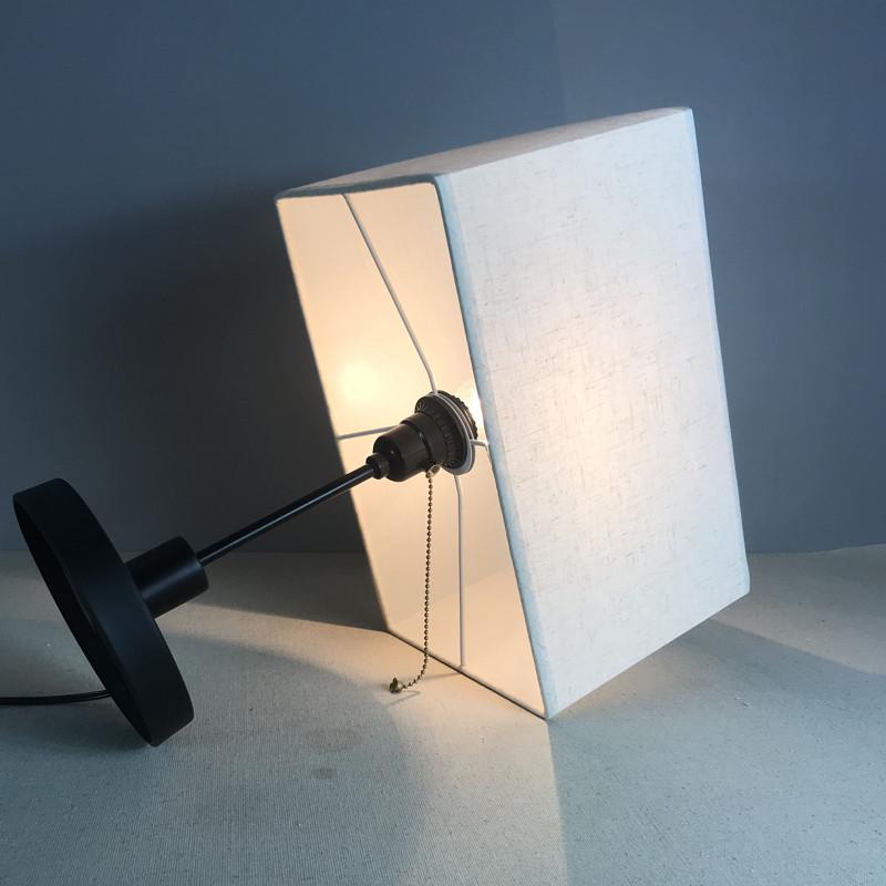 台灯灯罩E27圆形长方形亚麻布灯罩床头灯壁灯落地灯灯罩布艺包邮